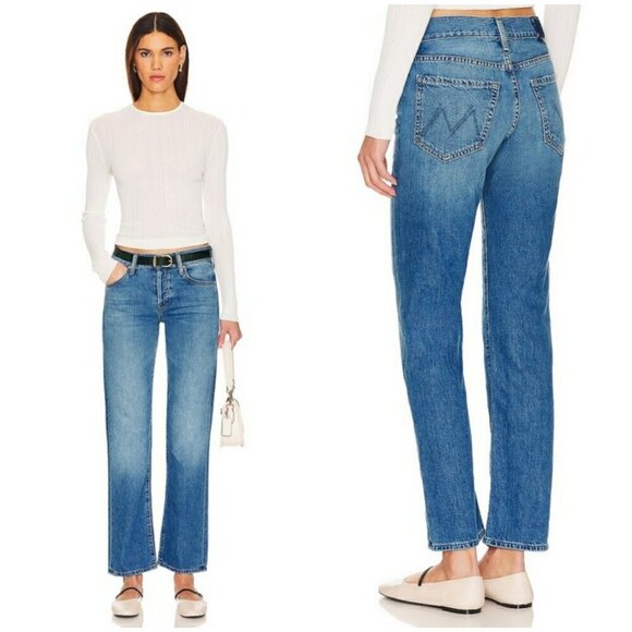 💕MOTHER SUPERIOR💕 Slider Hover Jeans ~ Heart Throb Button Fly 26 NWOT - Picture 8 of 16